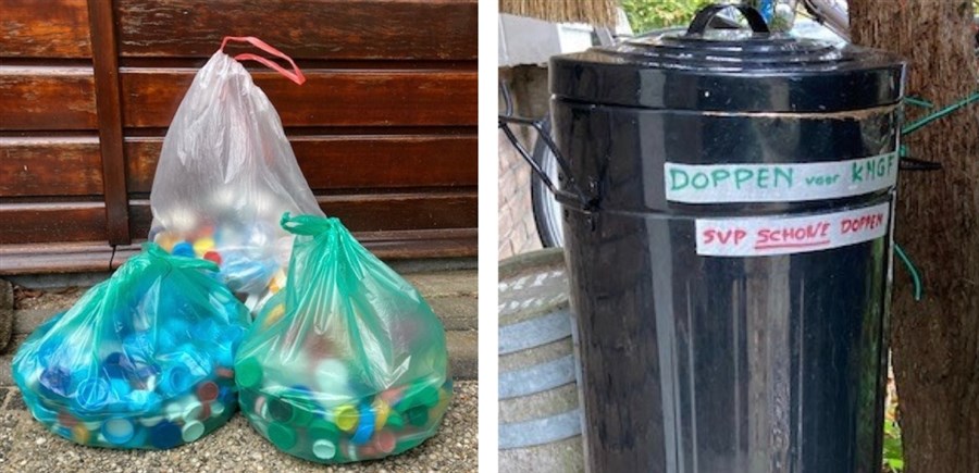 Bericht Plastic doppen recyclen voor KNGF geleidehonden bekijken